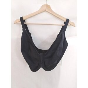 Elomi Swim Essentials Underwired‎ Plunge Bikini Top Black ES7504BLK 34N New